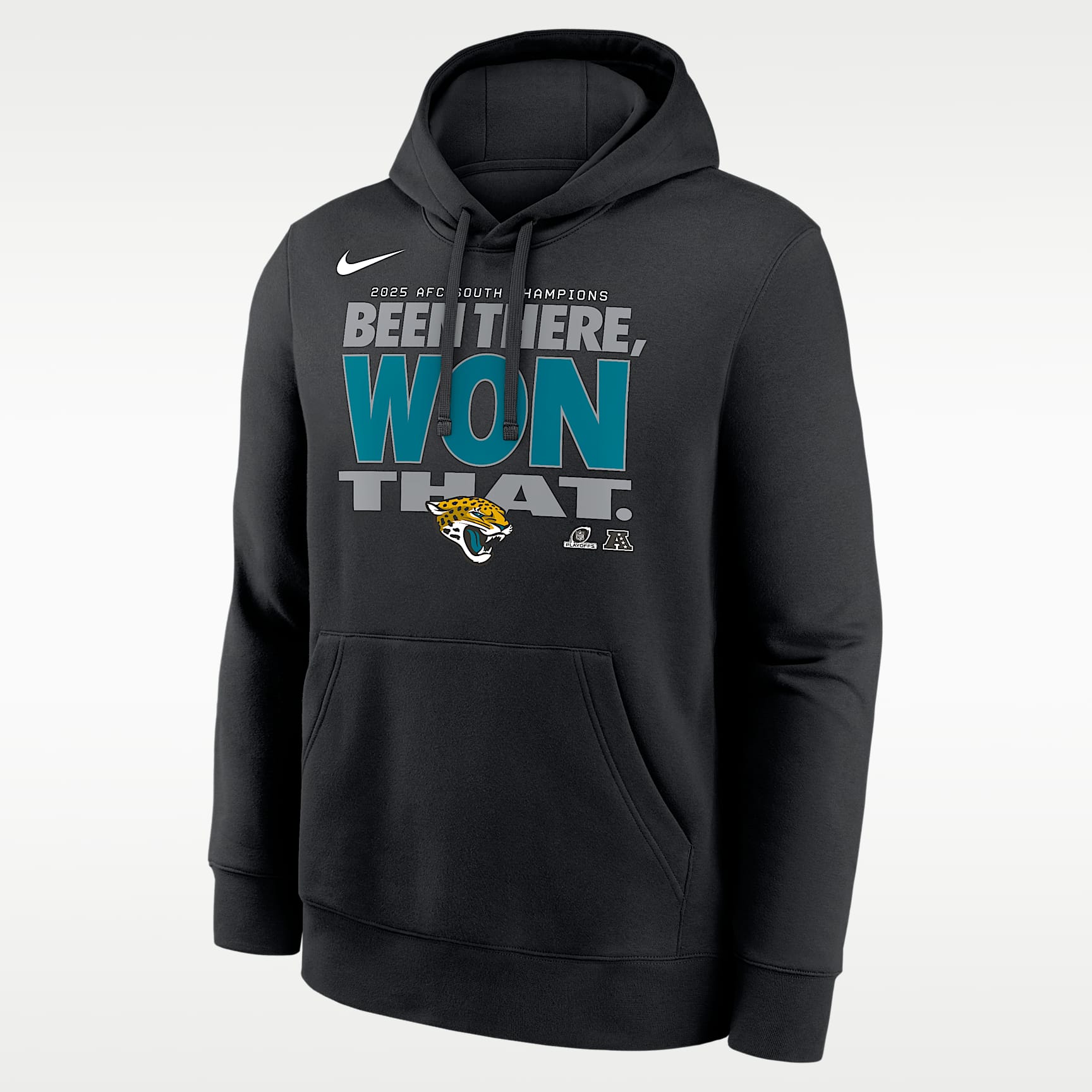 Jacksonville Jaguars 2025 AFC South Champions Trophy Men's Nike